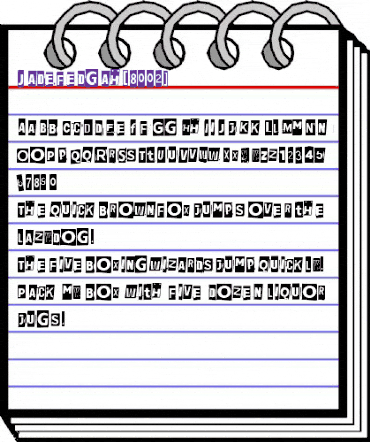 Jadefedgah[8002] Regular animated font preview